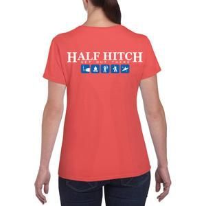 LADIES HALF HITCH LOGO T-SHIRT